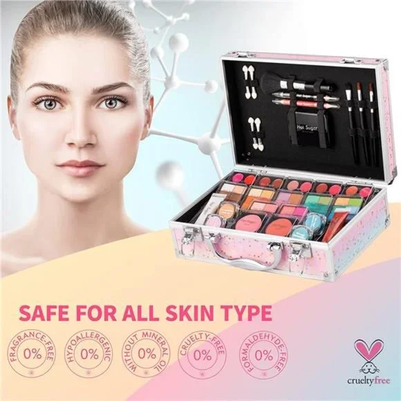 Makeup Kit for Teenager Girls-Full Starter CosmeticsSet with Eye Shadow Lip Balm
